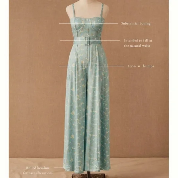 New BHLDN x Free People Elyssa Jumpsuit New with tags size small - Picture 5 of 8